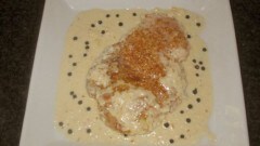 Maiale in crosta di sesamo e salsa di senape