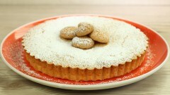 Crostata con ricotta e amaretti