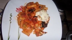 Pasta al forno con melanzane