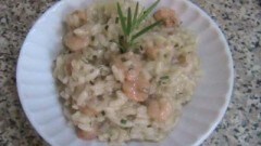 Risotto di gamberi e rosmarino