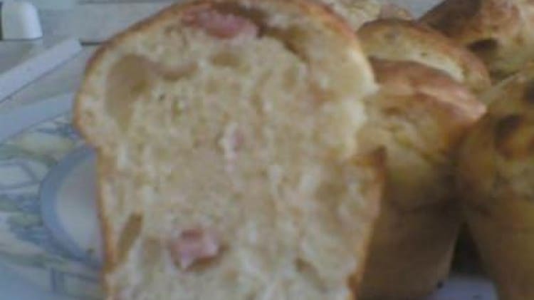 Muffins con prosciutto