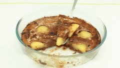 Clafoutis alle pere e cioccolato