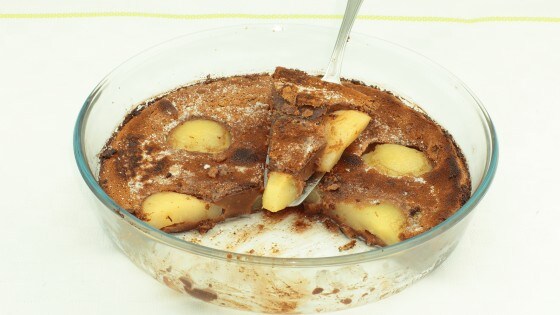 Clafoutis alle pere e cioccolato