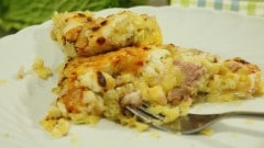 Verza con polenta e salsiccia