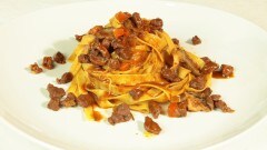 Tagliatelle al ragù di capriolo