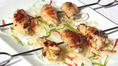 Alette marinate allo spiedo