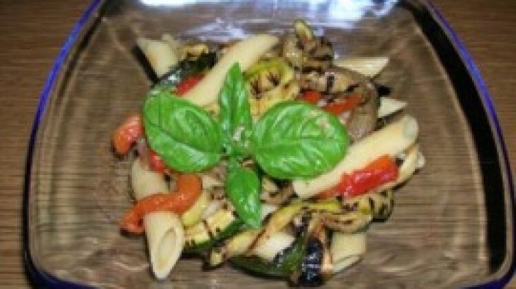 Penne fredde al tris di verdure