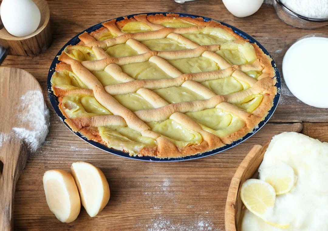 Crostata alla crema di limoni 