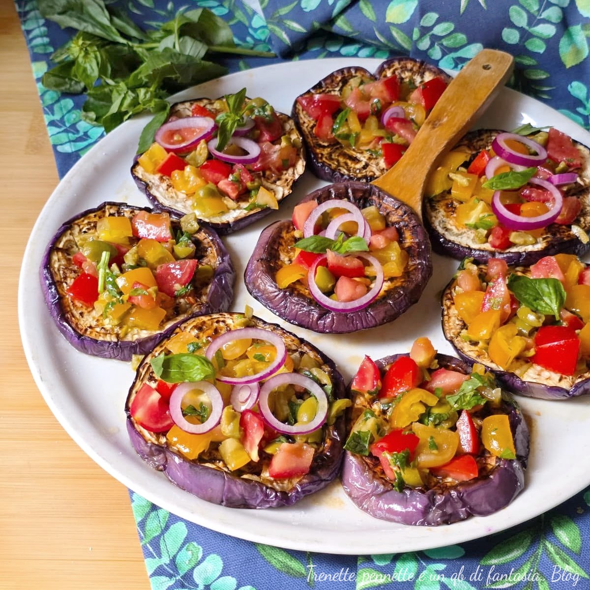 Melanzane grigliate alla mediterranea