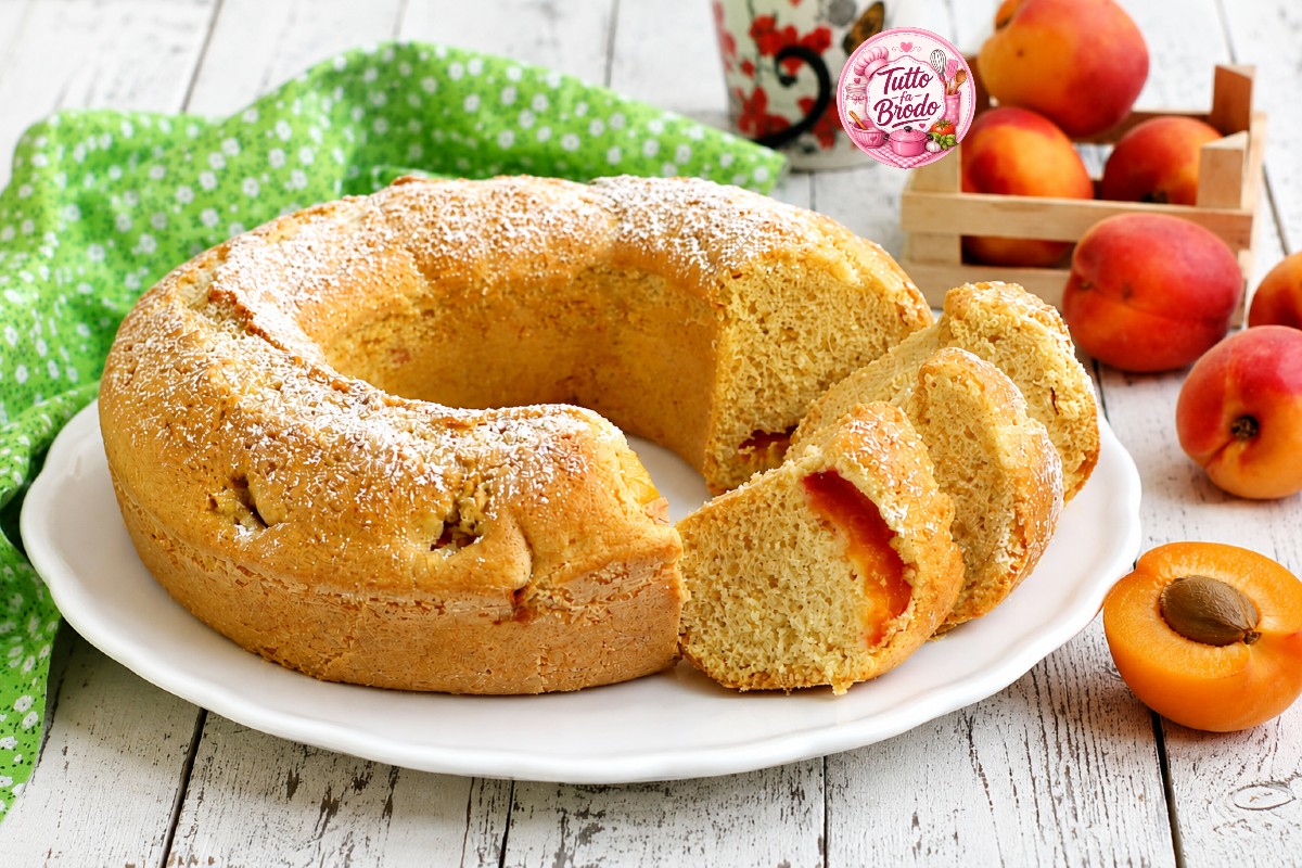Ciambella Albicocche e Panna