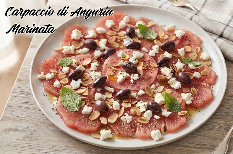 Carpaccio di Anguria Marinata