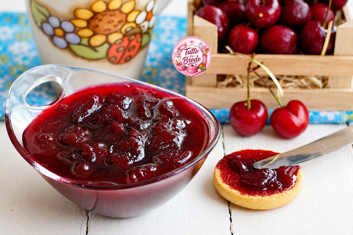 MARMELLATA DI CILIEGIE FATTA IN CASA “anche Bimby”