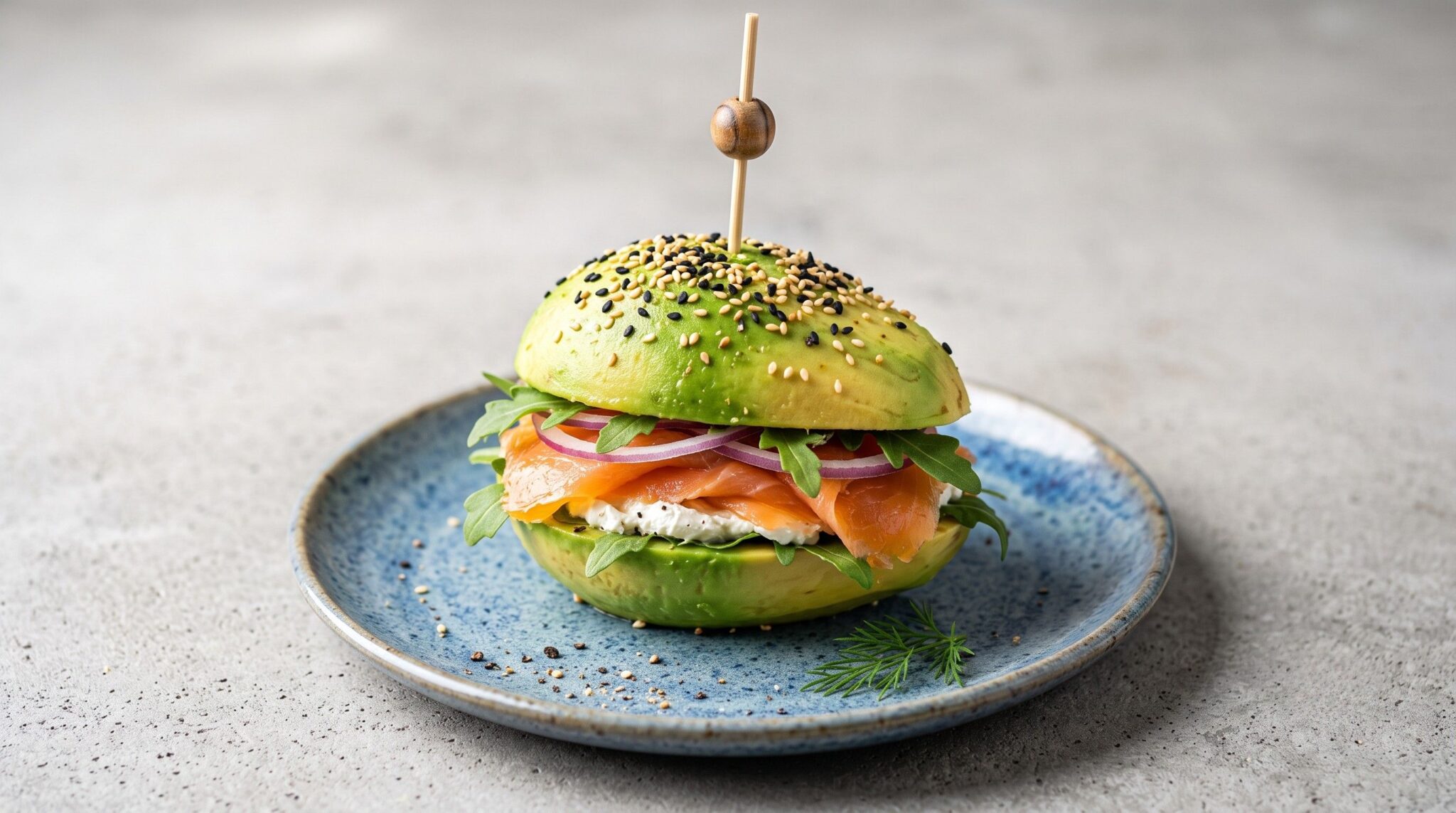 Avocado burger keto