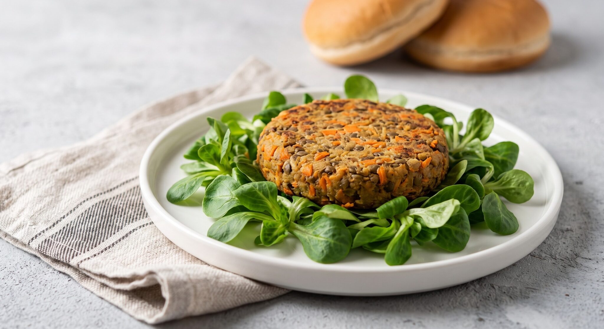 Burger di lenticchie e carote