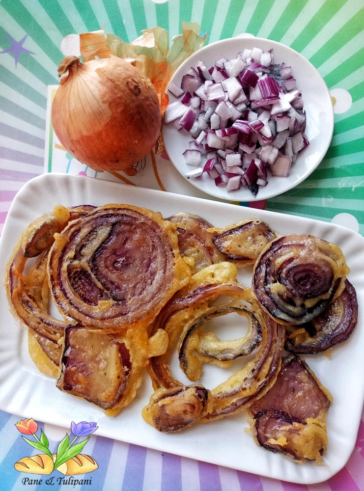 Chips di cipolle ubriache
