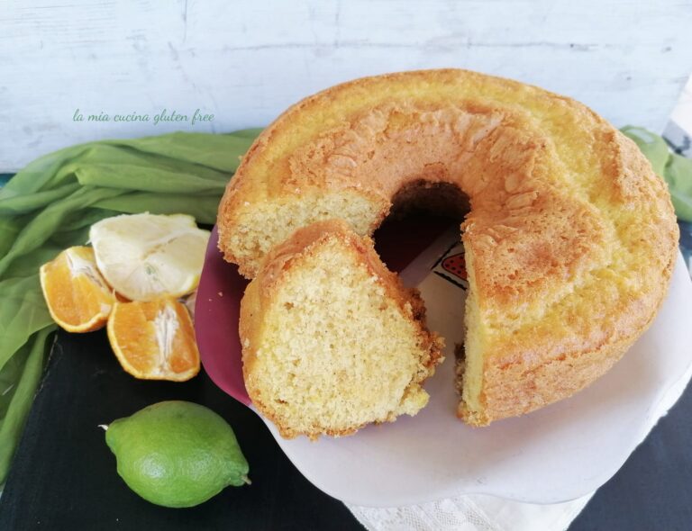 Ciambella agli agrumi senza glutine