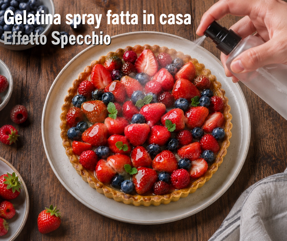 Gelatina spray fatta in casa 