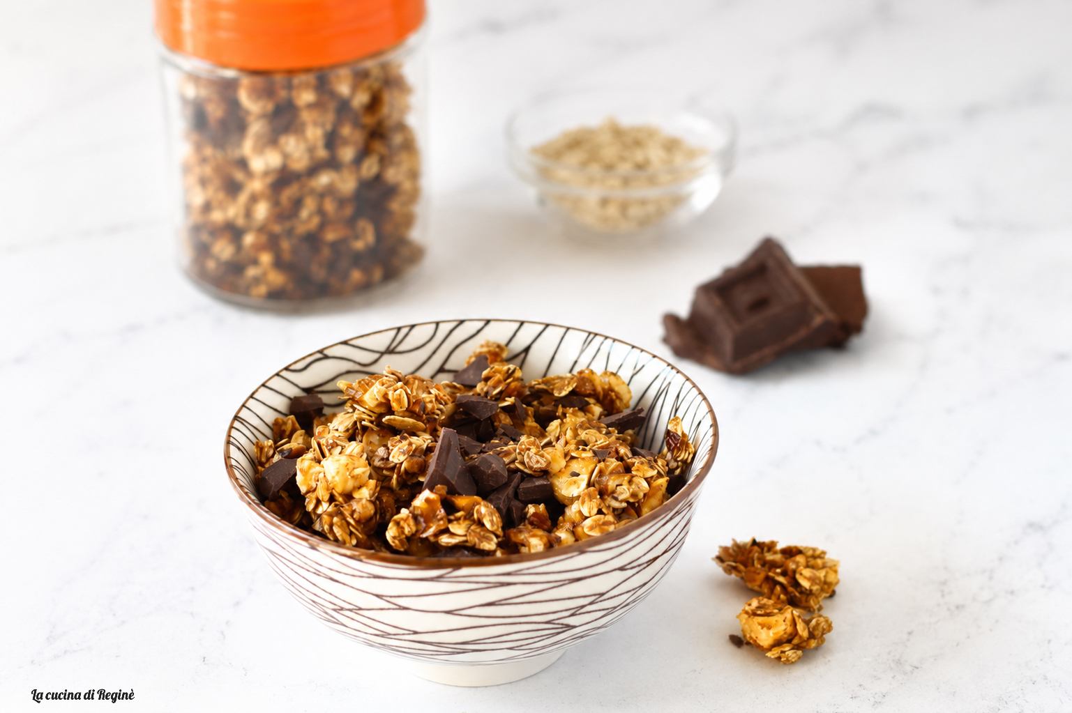 Granola in friggitrice ad aria