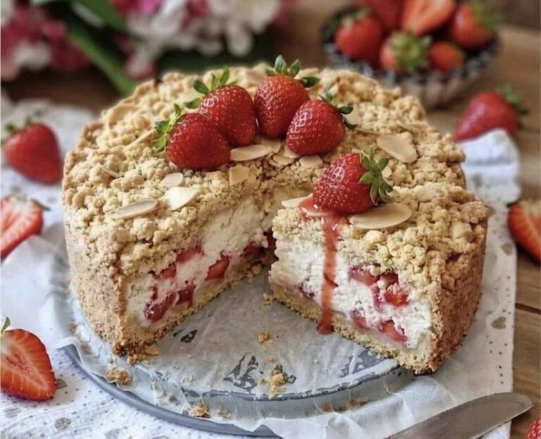 Sbriciolata favola di ricotta