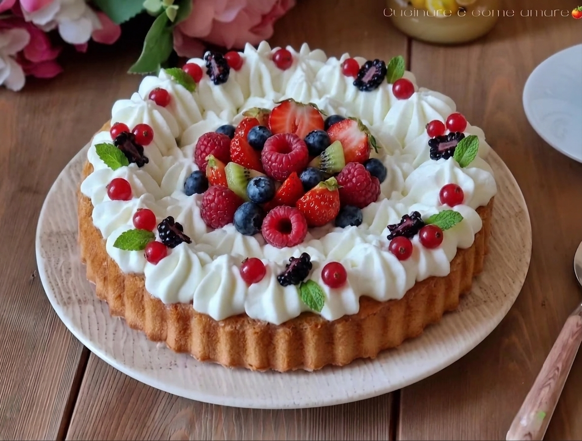 Crostata morbida alla frutta