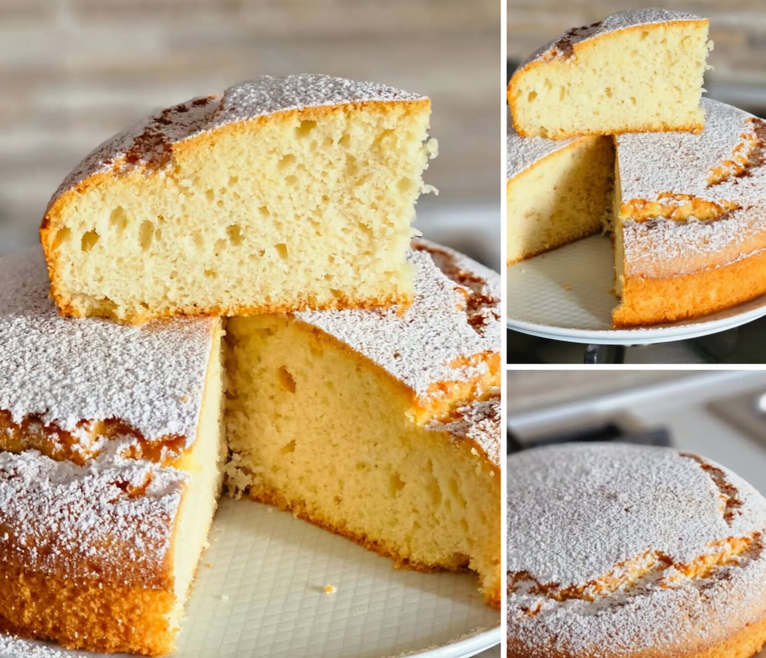 Torta degli angeli soffice