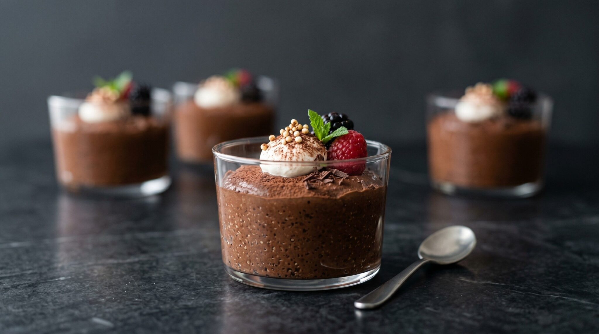 Mousse di cioccolato e quinoa