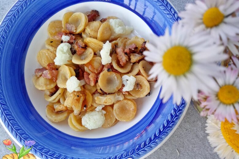 Orecchiette con cavolfiore e pancetta