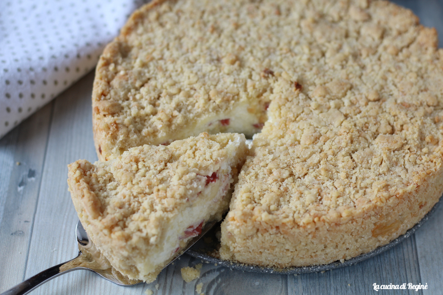 Sbriciolata salata ricotta e salame