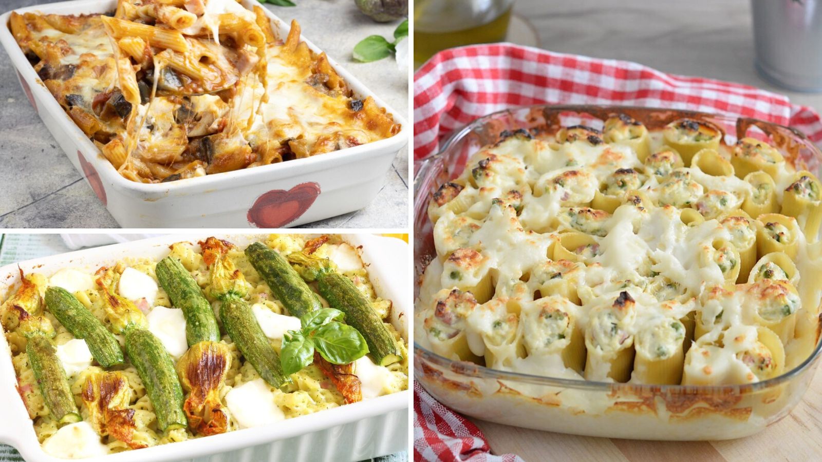 Pasta al forno primaverile: ricette con verdure e formaggi leggeri ...