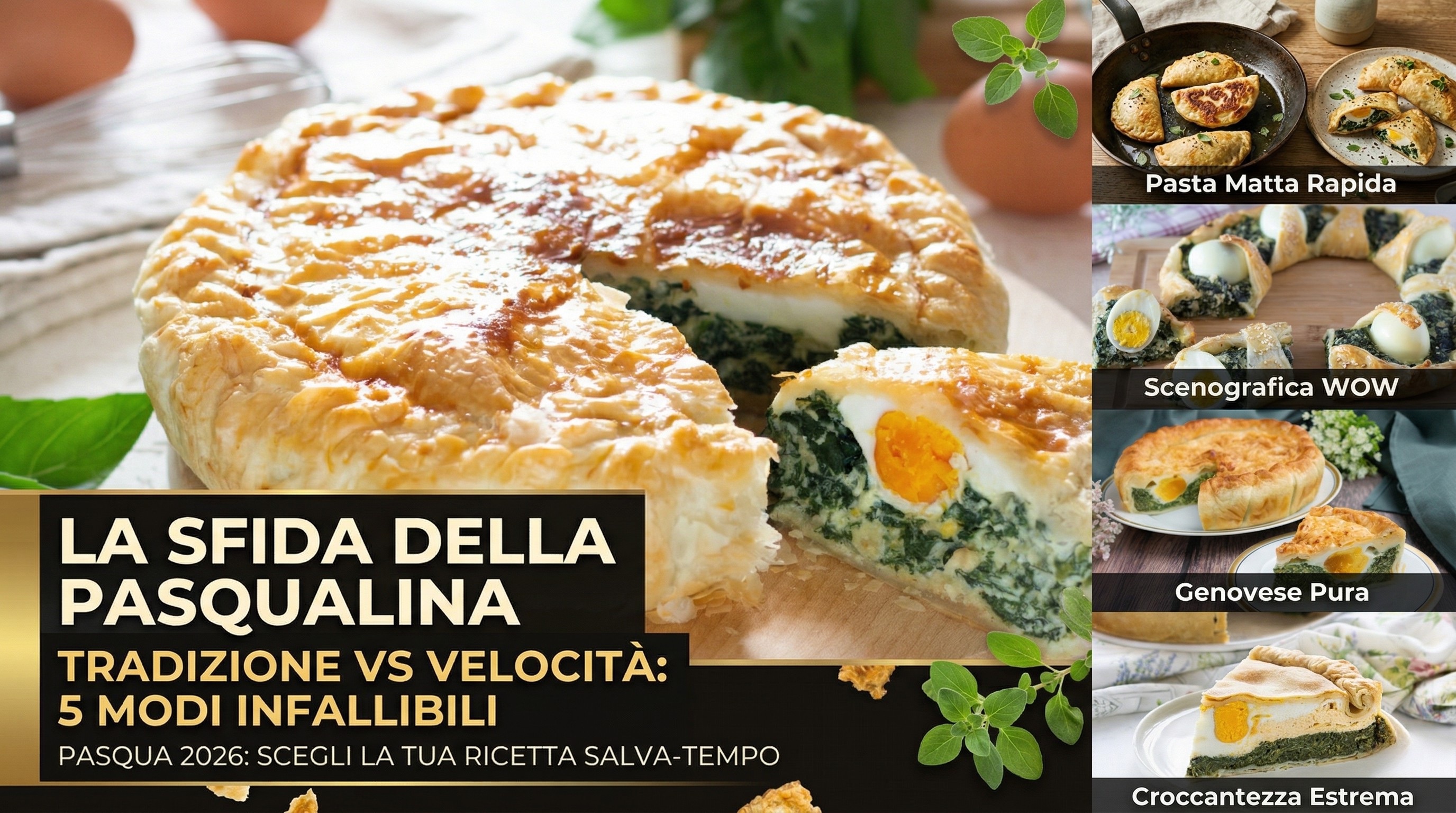 5 Ricette di Torta Pasqualina: Classica e Versioni Veloci | Cookaround