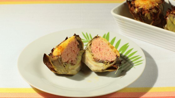 Carciofi ripieni di luganega