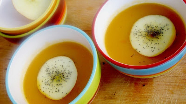 Zuppa pizzichina di mele e zucca