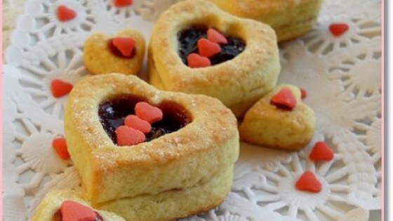 Biscotti al Cocco Cuor di Amarena