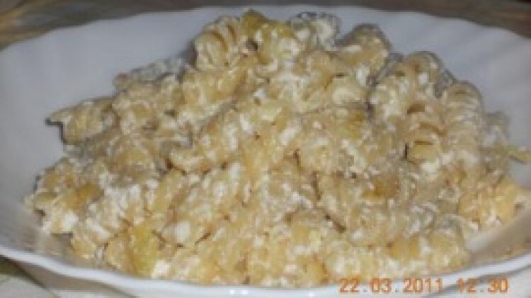Fusilli ricotta e zucchine
