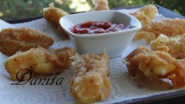 Bastoncini di mozzarella fritti di Danita