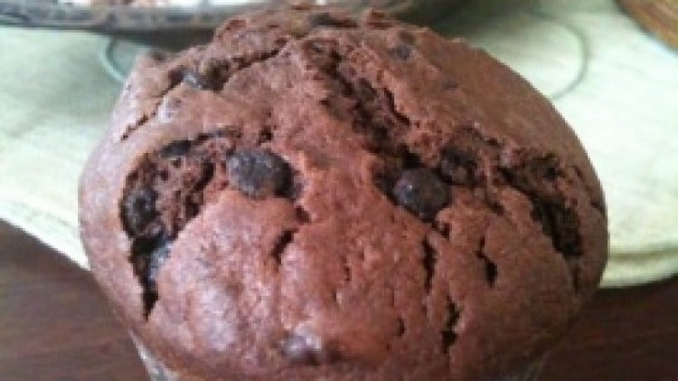 Muffins stra-cioccolatosi con panna acida di guadalupe