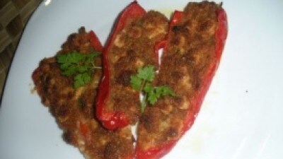 Barchette di peperoni al formaggio