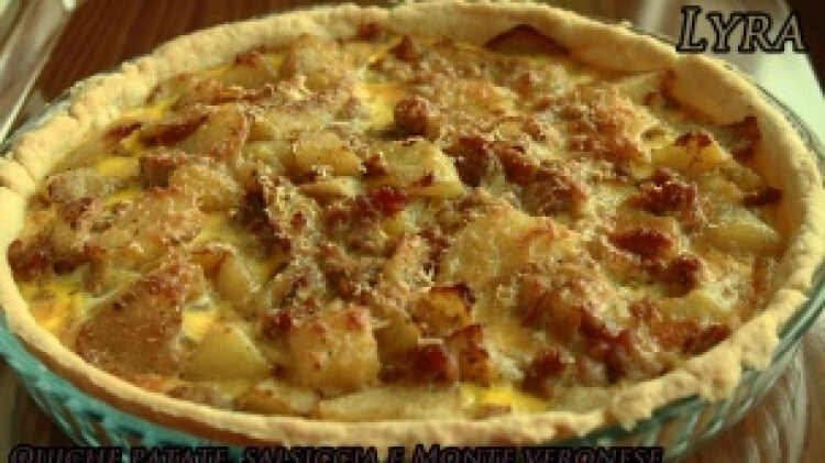 Quiche patate, tastasal e Monte veronese