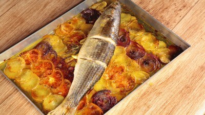 Cefalo con verdure