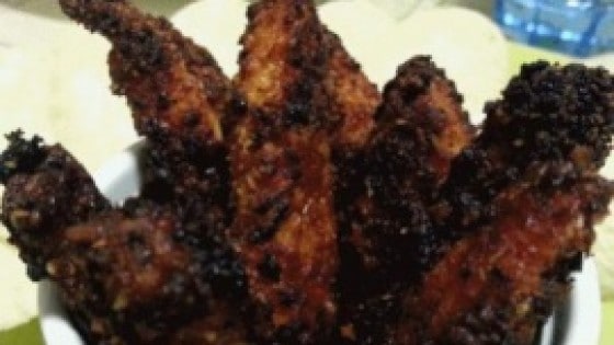 Bastoncini di pollo croccanti al forno