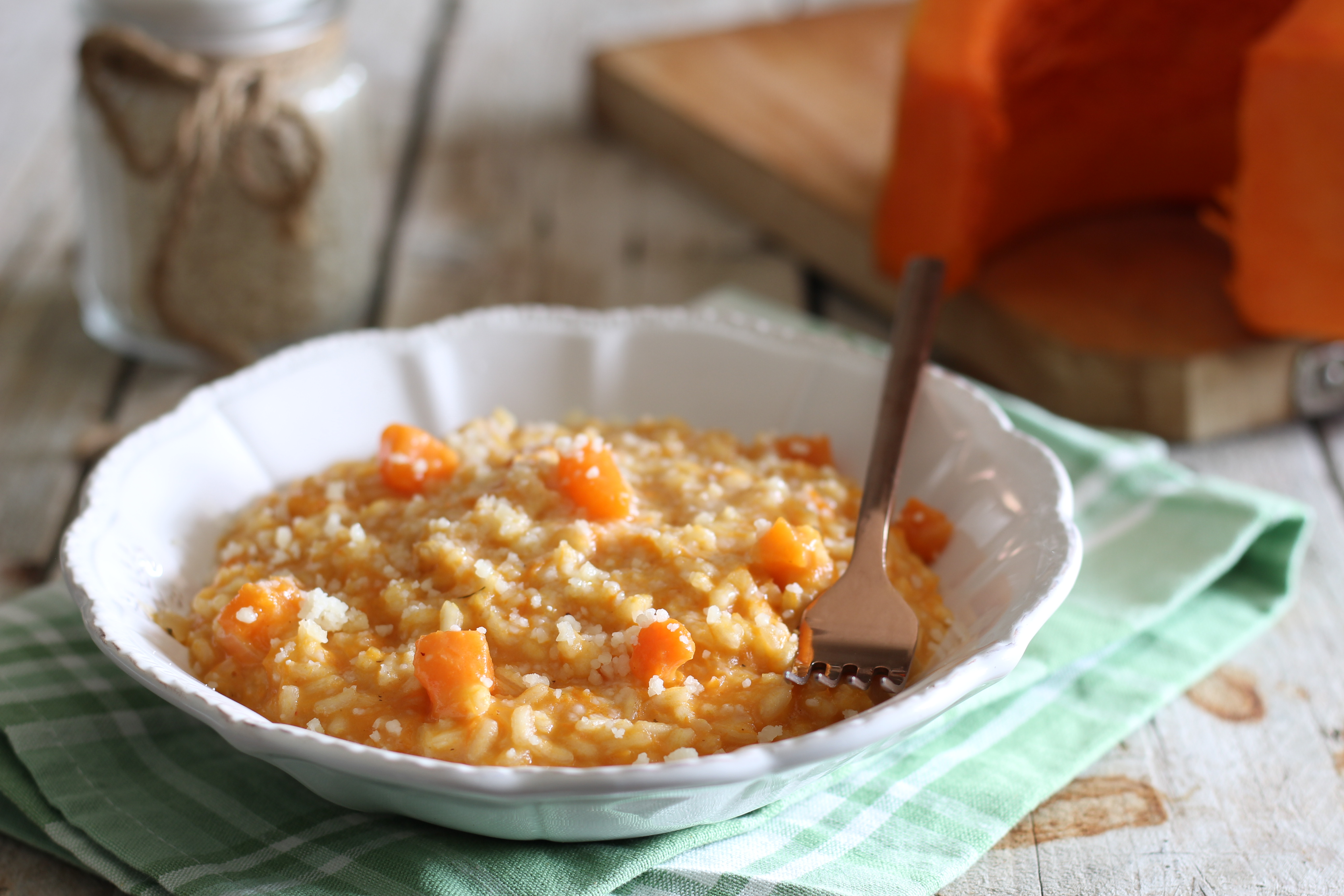 Risotto alla zucca light, ricetta leggerissima Cookaround