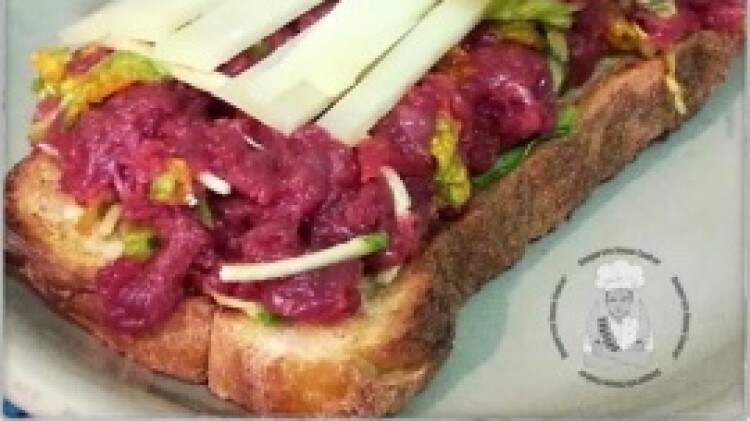 Bruschetta al crudo di manzo