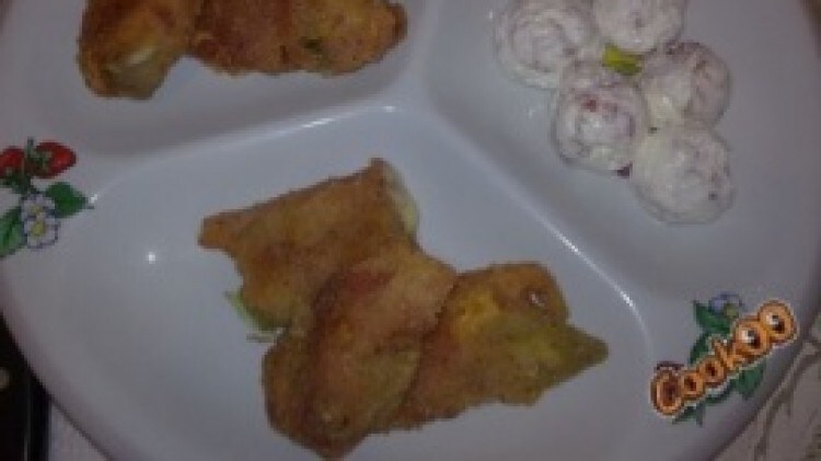Antipasto bon bon e ripieni fritti