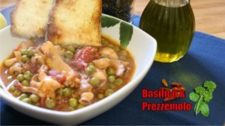 Seppie con pisellini