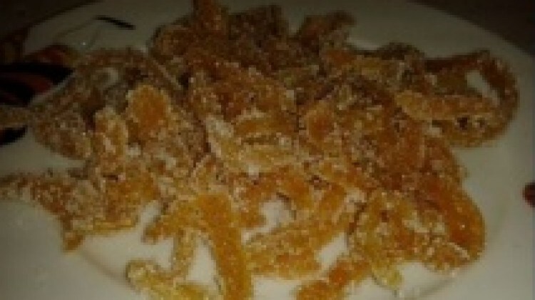 Buccia di agrume candita