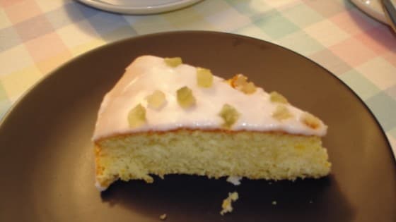 Torta all'arancia glassata