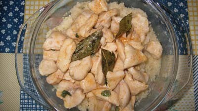 Petto di pollo con couscous