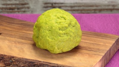 Pasta verde con clorofilla