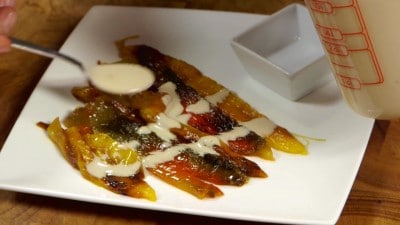 Ricetta Peperoni arrostiti con bagna cauda leggera