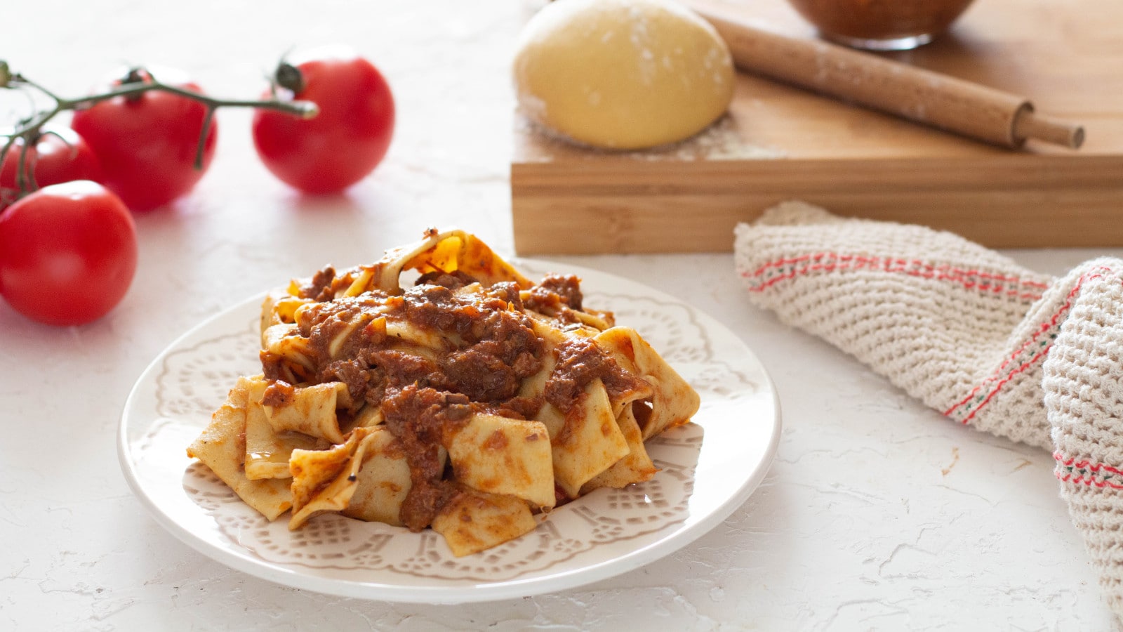 Pappardelle al ragù di lepre